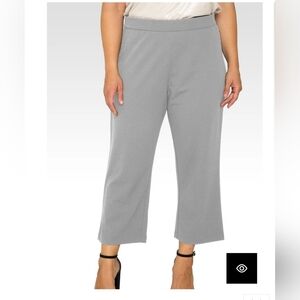 NWT Standards & Practices Mona High Waist Stretch Crepe Crop Pants Size 22